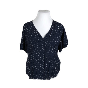 Unisex Marks&Spencer - Lühikeste käistega pluus, suurus 44 - Sinine (1)