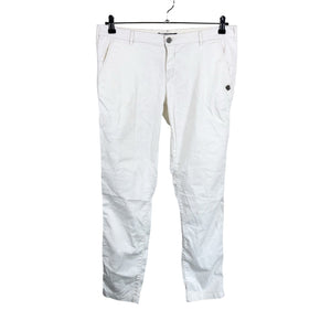 Unisex Maison Scotch - Mittevenivad püksid, suurus W32 - Valge (1)