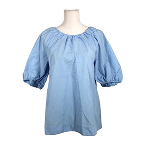 Unisex Papu - Lühikeste käistega pluus, suurus 34 - Helesinine (1)