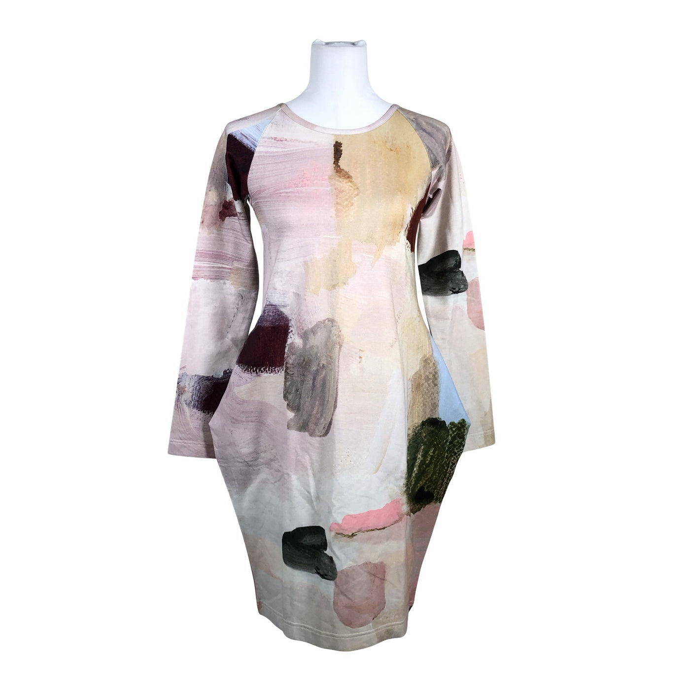 Unisex Papu - Trikotaažist kleit, suurus 34 - Heleroosa (1)