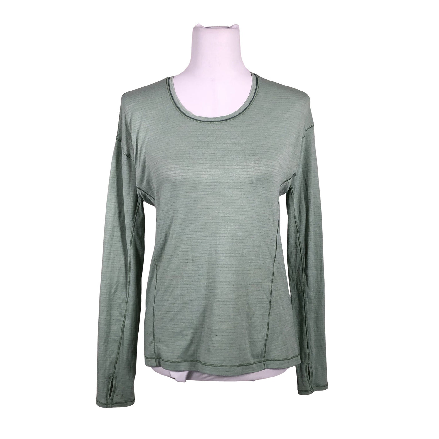 Unisex Lululemon - Spordisärk, pikad käised, suurus 36 - Roheline (1)