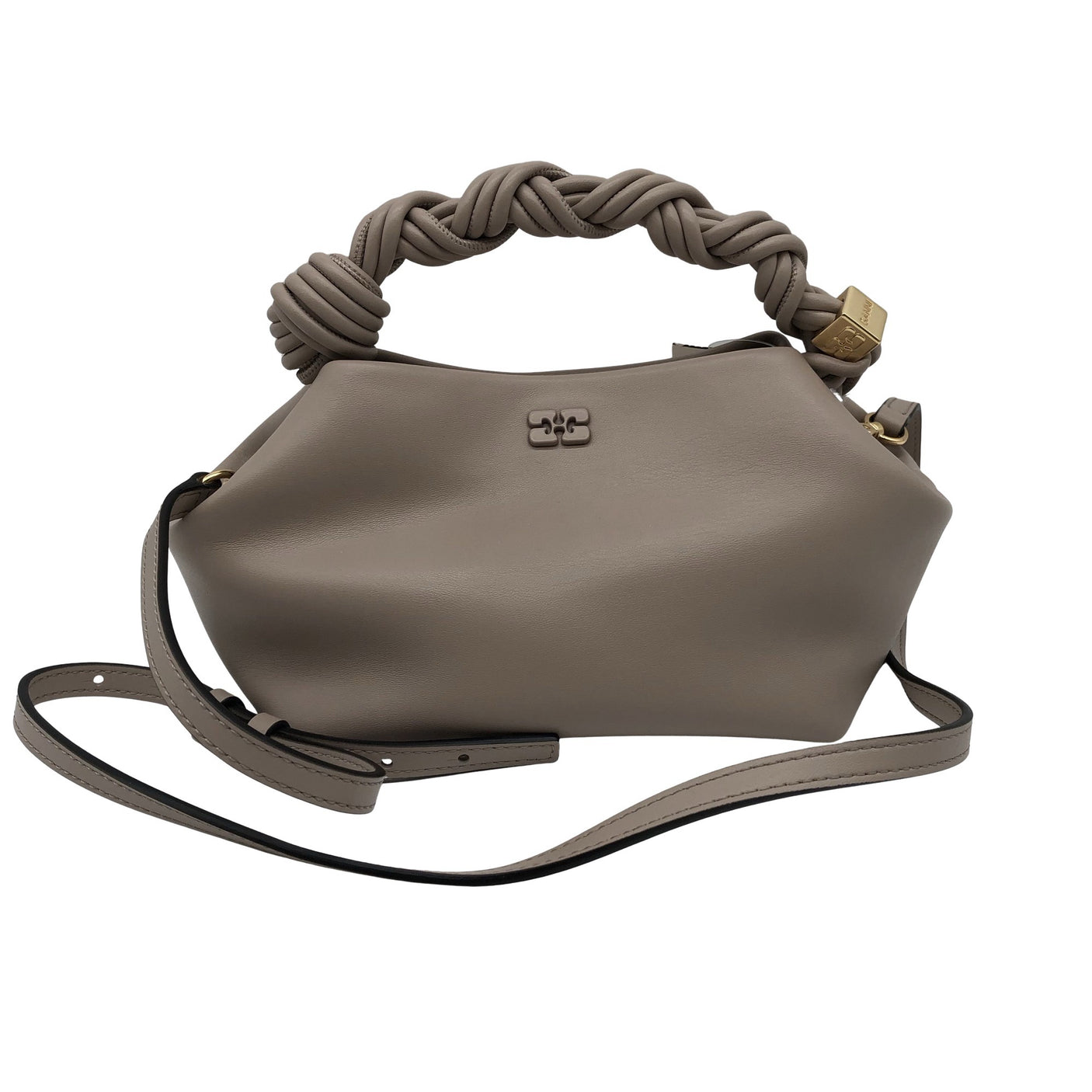 Unisex Ganni - Käekott, suurus Midi - Beige (1)