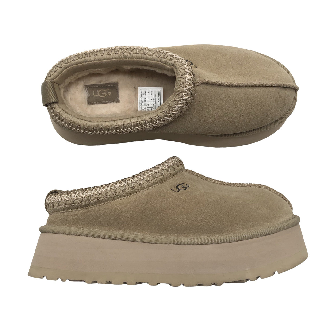 Unisex Ugg - Lahtise kannaga jalanõud, suurus 37 - Beige (1)