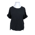 Unisex Nanso - Lühikeste käistega pluus, suurus 42 - Must ()