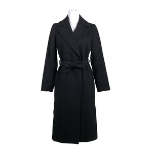 Unisex Massimo Dutti - Villane mantel, suurus 38 - Must (1)