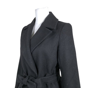 Unisex Massimo Dutti - Villane mantel, suurus 38 - Must (2)