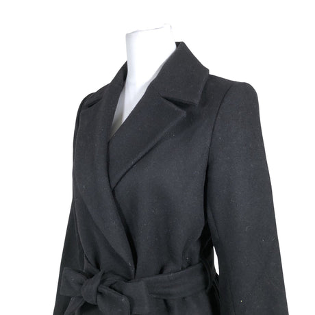Unisex Massimo Dutti - Villane mantel, suurus 38 - Must (2)