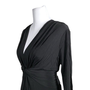 Unisex Andiata - Trikotaažist kleit, suurus 40 - Must (2)