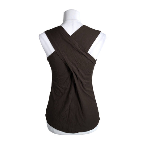 Unisex Voglia - Trikotaažist topp, suurus 36 - Pruun (2)