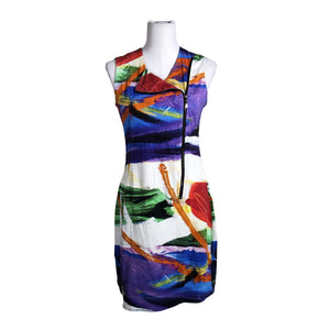 Unisex Dolcezza - Trikotaažist kleit, suurus 36 - Sinine (1)