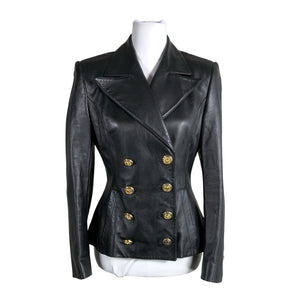 Unisex Versus Versace - Nahktagi, suurus 38 - Must (1)