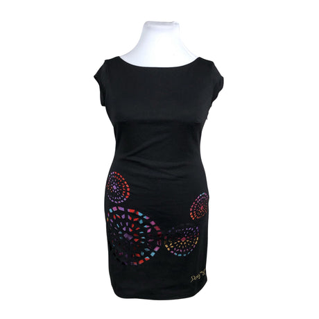 Unisex Desigual - Trikotaažist kleit, suurus 42 - Must ()