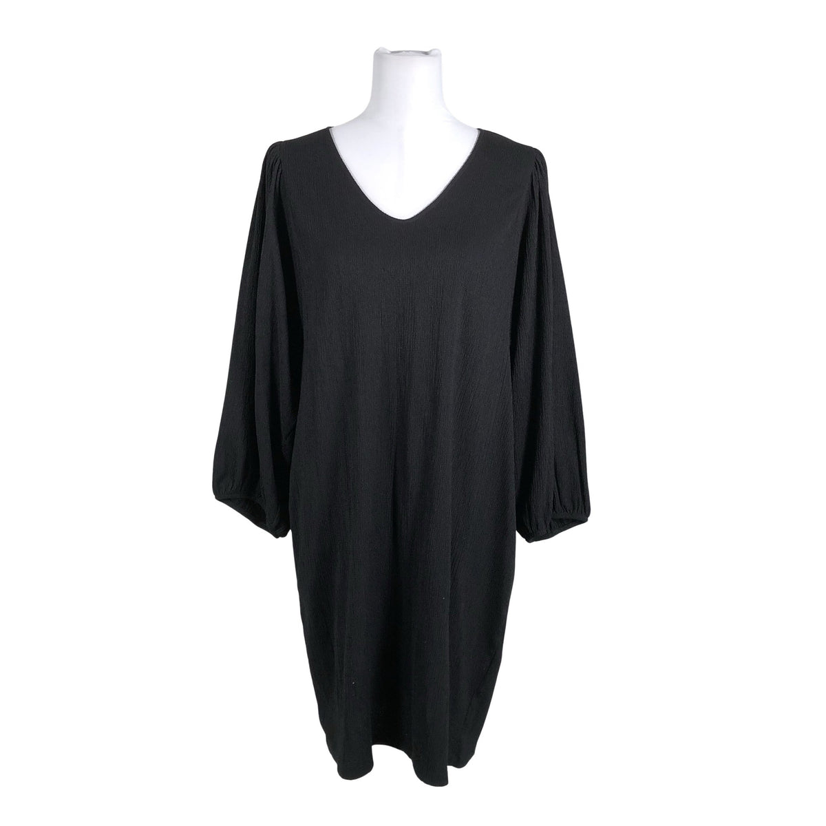 Unisex Lindex - Trikotaažist kleit, suurus 40 - Must (1)