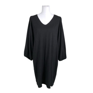 Unisex Lindex - Trikotaažist kleit, suurus 40 - Must (1)