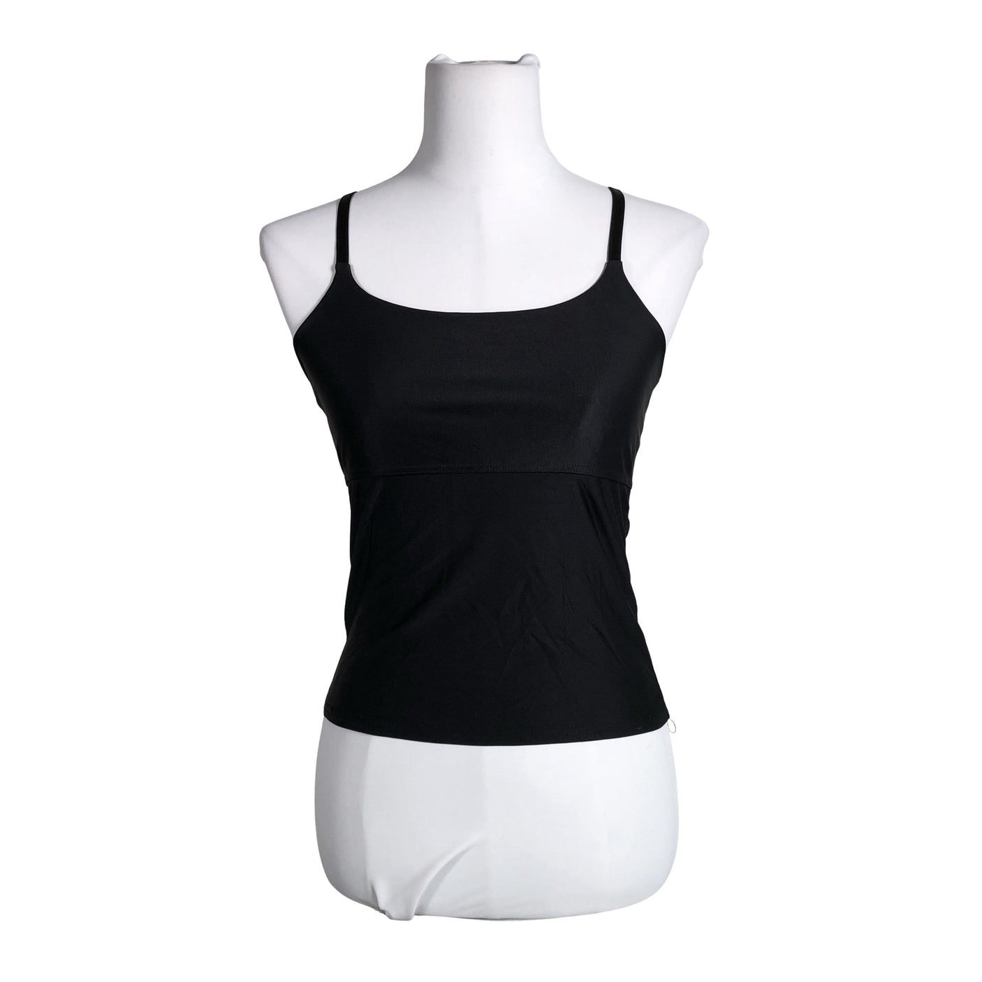 Unisex Lindex - Trikotaažist topp, suurus 34 - Must (1)