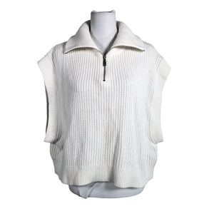 Unisex s.Oliver - Kootud vest, suurus 40 - Valge (1)