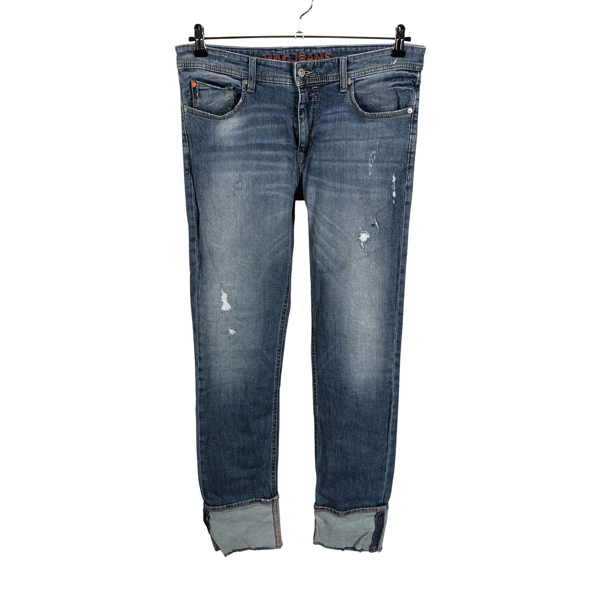 Unisex MAC - Teksad, suurus W33 - Sinine (1)