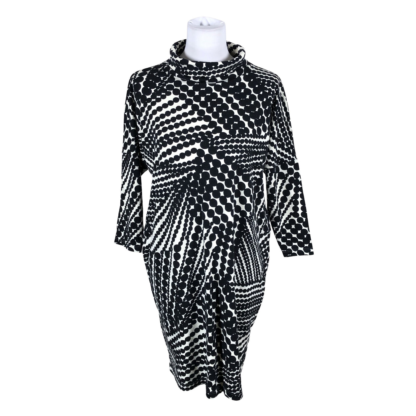 Unisex Nanso - Trikotaažist kleit, suurus 38 - Valge (1)