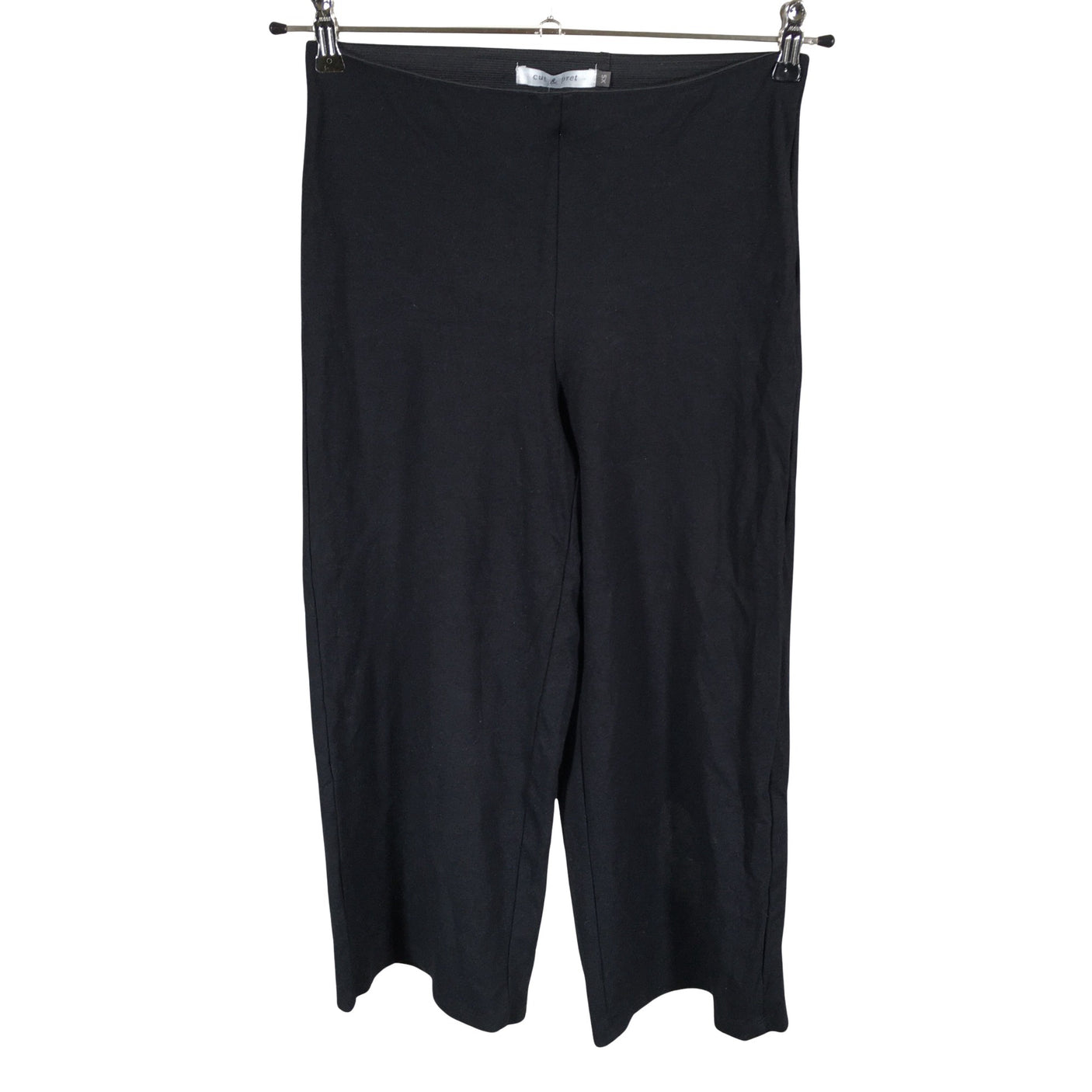 Unisex Cut & Pret - Trikotaažist poolpikad püksid, suurus 34 - Must (1)