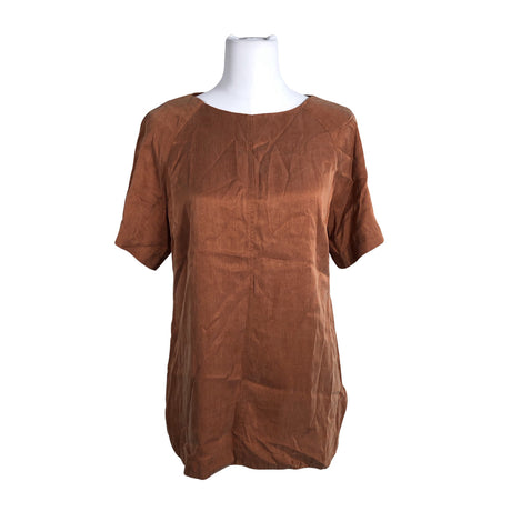 Unisex Voglia - Lühikeste käistega pluus, suurus 38 - Pruun ()
