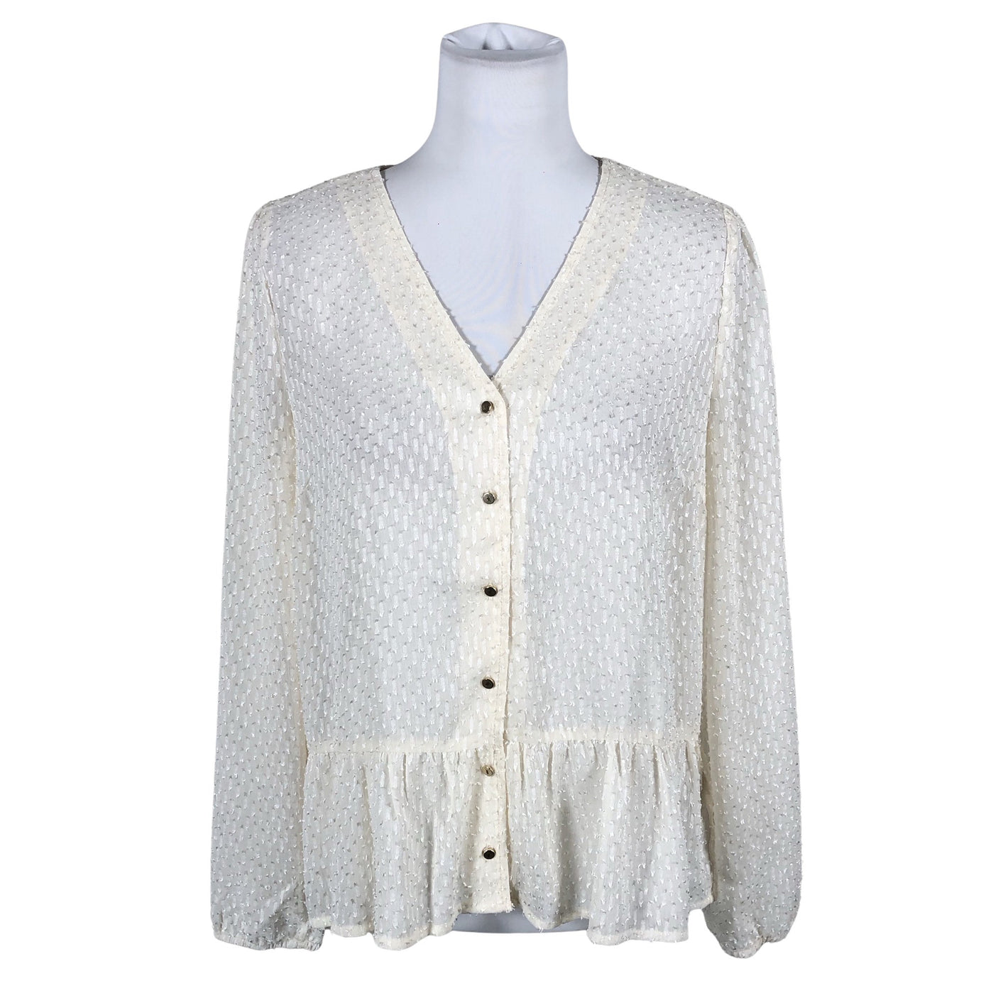 Unisex Saint Tropez - Pluus, suurus 38 - Looduslik valge (1)