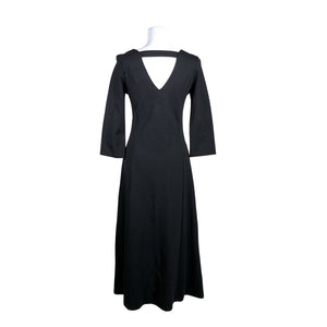 Unisex Nanso - Trikotaažist kleit, suurus 38 - Must (2)