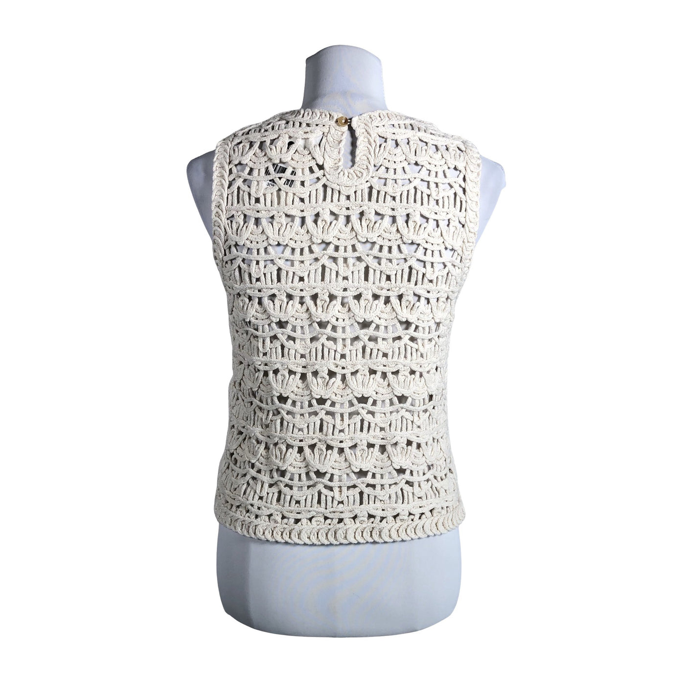 Unisex InWear - Kootud vest, suurus 38 - Valge (2)