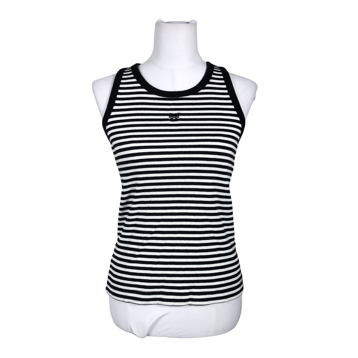 Unisex s.Oliver - Trikotaažist topp, suurus 40 - Must (1)
