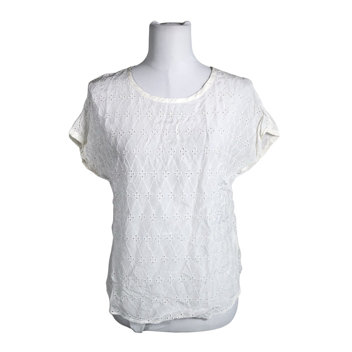 Unisex InWear - Lühikeste käistega pluus, suurus 36 - Valge (1)