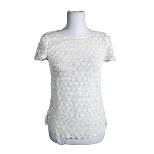 Unisex Tommy Hilfiger - Lühikeste käistega pluus, suurus 36 - Looduslik valge (1)