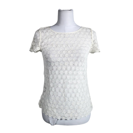 Unisex Tommy Hilfiger - Lühikeste käistega pluus, suurus 36 - Looduslik valge ()