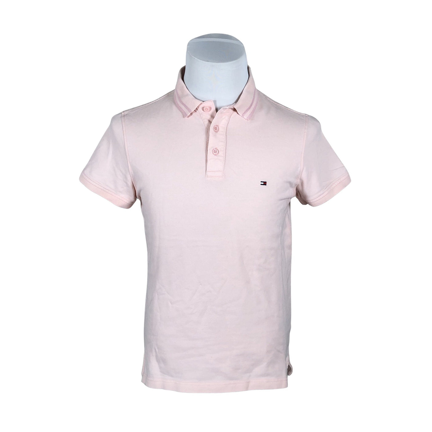 Unisex Tommy Hilfiger - Polosärk, suurus M - Heleroosa (1)