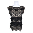 Unisex Ann Taylor - Lühikeste käistega pluus, suurus 36 - Must ()