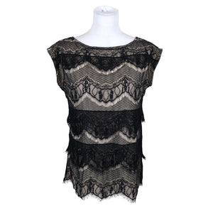 Unisex Ann Taylor - Lühikeste käistega pluus, suurus 36 - Must (1)