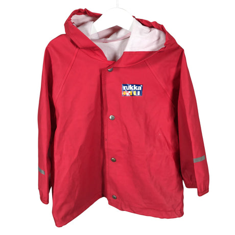 Unisex Rukka - Vihmajope, suurus 98 - 104 - Punane ()