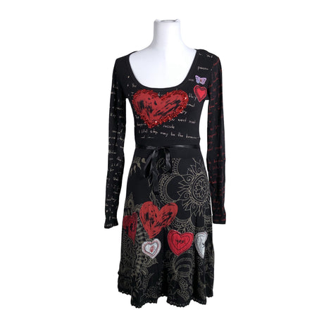 Unisex Desigual - Trikotaažist kleit, suurus 36 - Must ()
