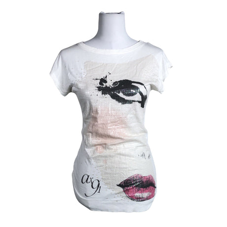 Unisex Armani Exchange - T-särk, suurus 36 - Valge ()