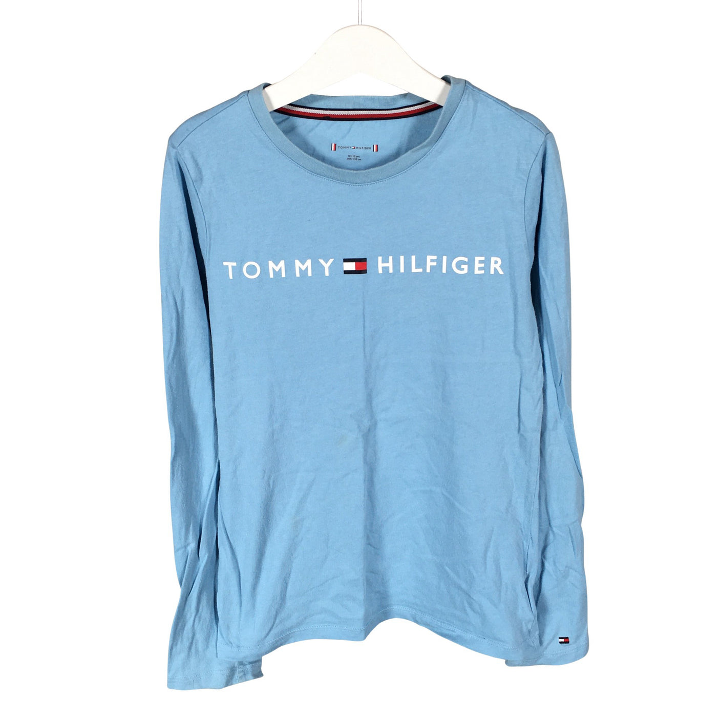 Unisex Tommy Hilfiger - Trikotaažist pluus, suurus 146 - 152 - Helesinine (1)