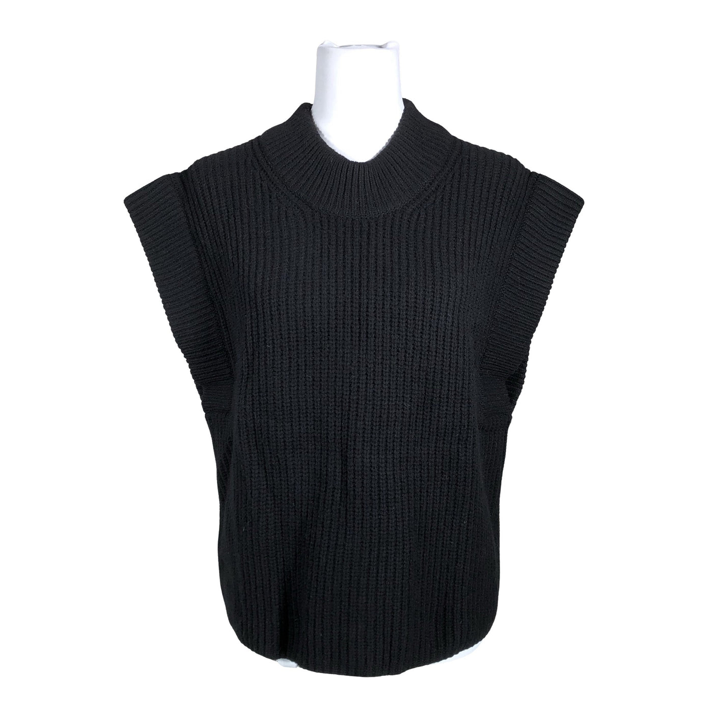 Unisex by Malene Birger - Kootud vest, suurus 34 - Must (1)