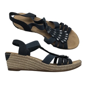 Unisex Rieker - Kiilkontsaga rihmikud, suurus 39 - Sinine (1)