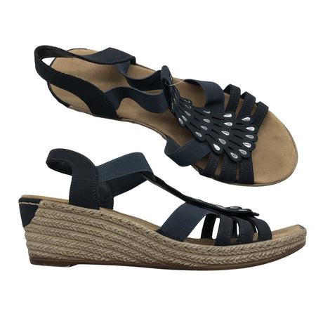 Unisex Rieker - Kiilkontsaga rihmikud, suurus 39 - Sinine ()