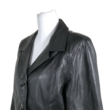 Unisex Jofama - Nahktagi, suurus 40 - Must (2)