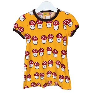 Unisex me&i - Trikotaažist kleit, suurus 110 - 116 - Kollane (1)
