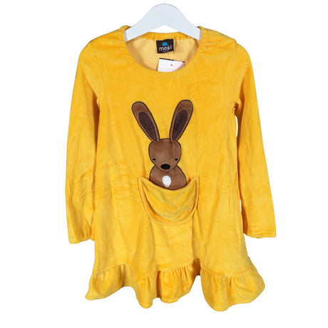 Unisex me&i - Dressikangast kleit, suurus 110 - 116 - Kollane ()