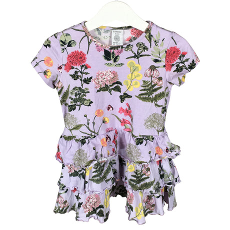 Unisex Lindex - Trikotaažist kleit, suurus 86 - 92 - Lilla ()