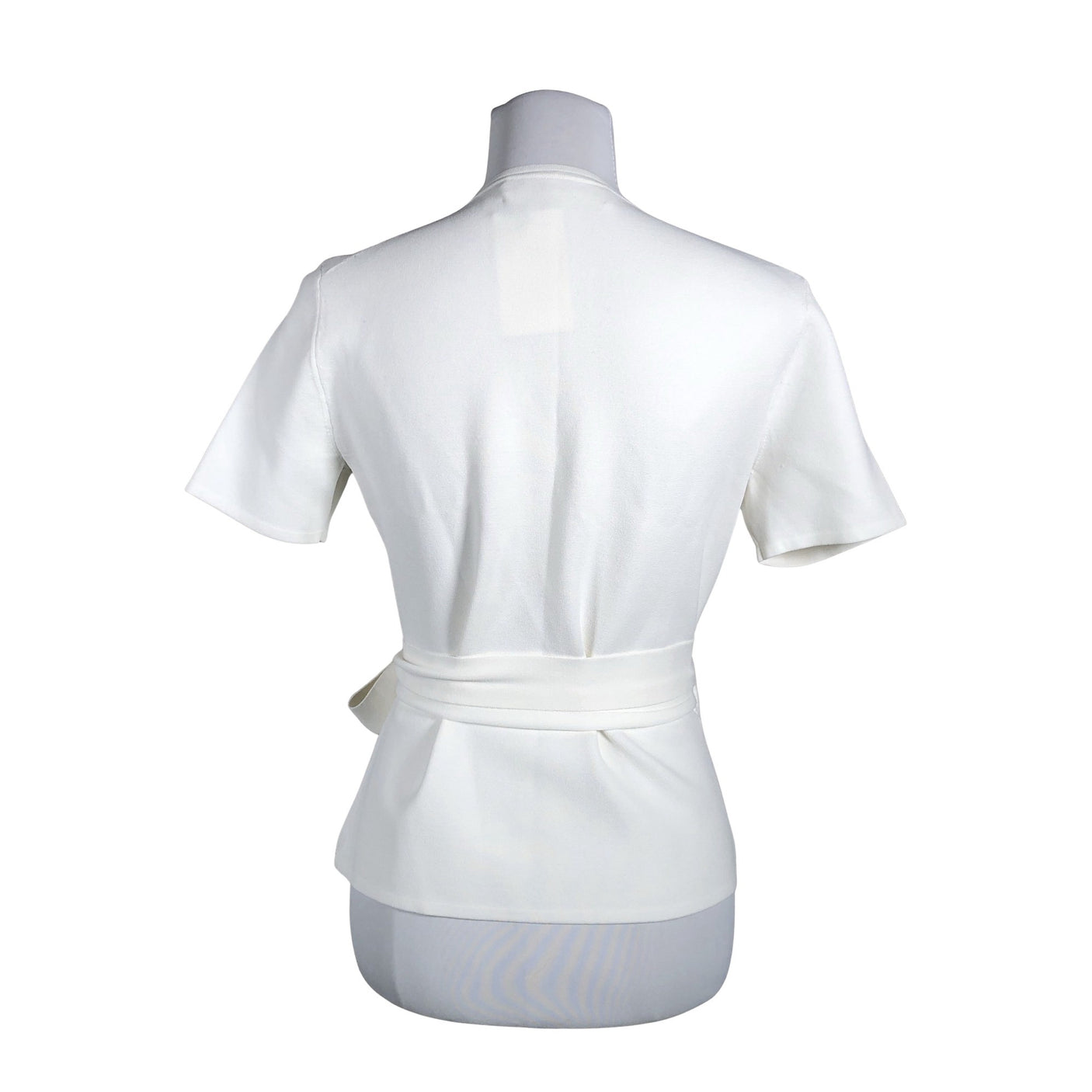 Unisex Diane von Furstenberg - Lühikeste käistega pluus, suurus 38 - Valge (3)