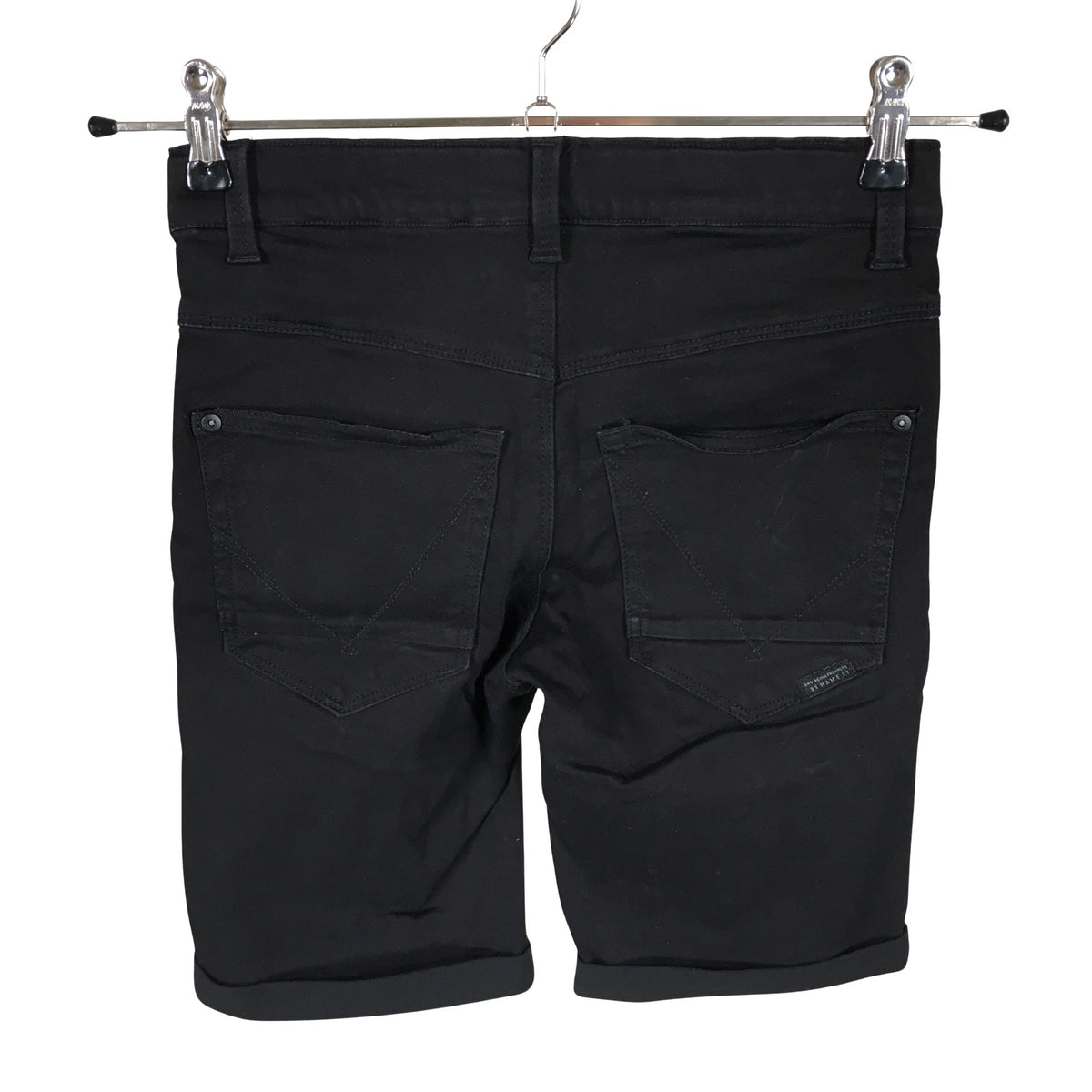 Unisex Name It - Teksast lühikesed püksid, suurus 140 - 146 - Must (2)
