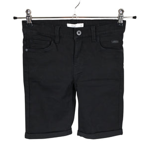 Unisex Name It - Teksast lühikesed püksid, suurus 140 - 146 - Must (1)