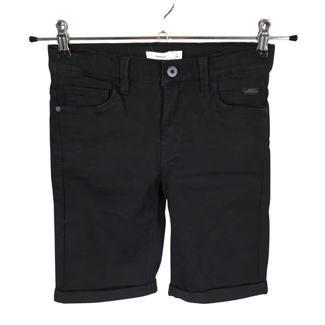 Unisex Name It - Teksast lühikesed püksid, suurus 140 - 146 - Must ()