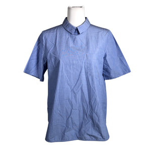 Unisex COS - Lühikeste käistega pluus, suurus 40 - Helesinine (1)